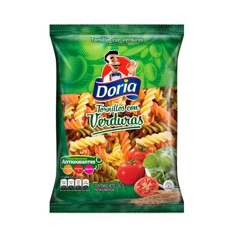 Doria Pasta de Tornillos Con Verduras